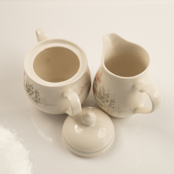 Vintage Keltcraft designed by Noritake Creamer and Sugar set Pennfield - Picture 4 of 4